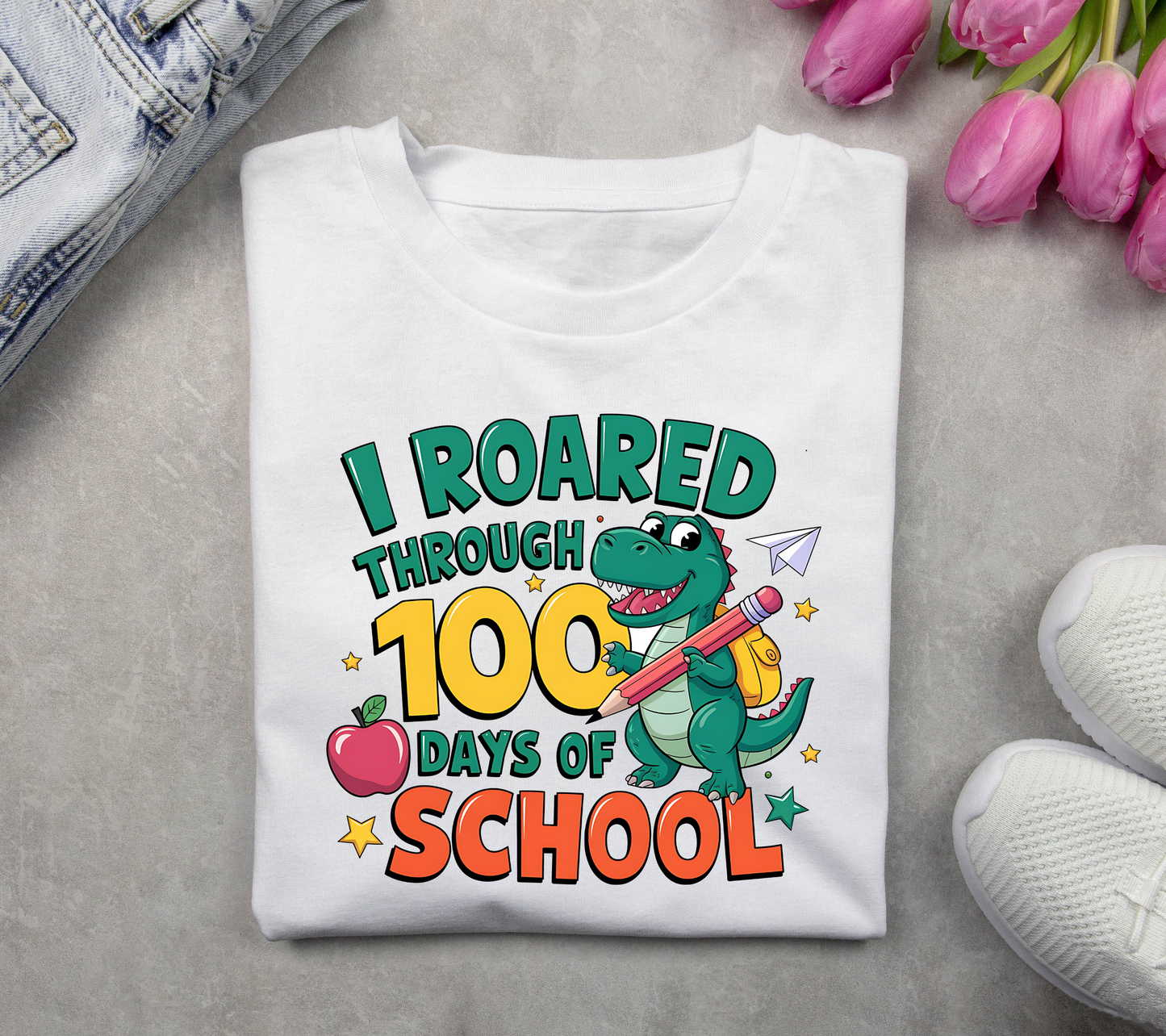 100 Days of School Shirt - Fun Teacher & Student Celebration T-Shirt22