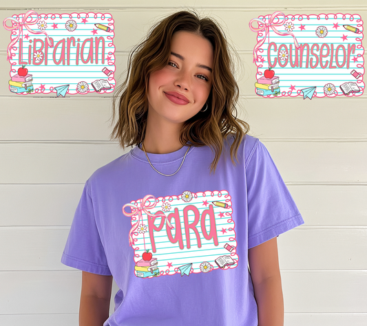 Adult Back To School Shirt 26