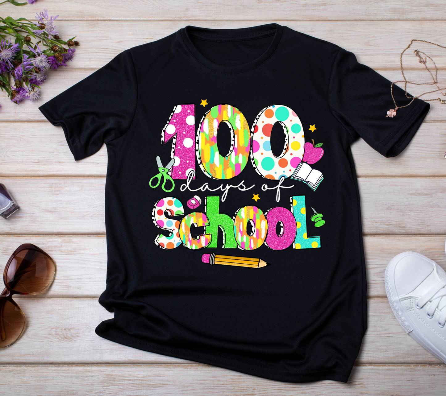 100 Days of School Shirt - Fun Teacher & Student Celebration T-Shirt31