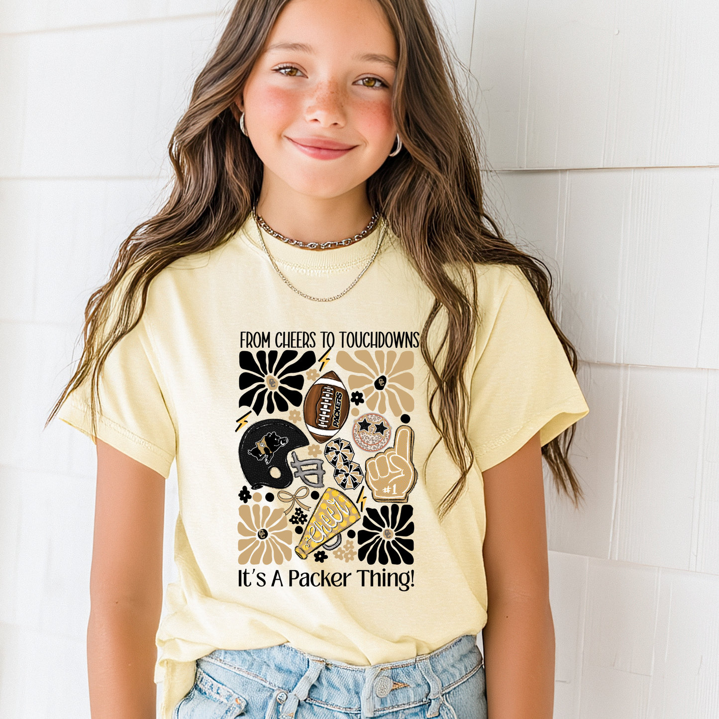 Youth/Toddler It’s a Packer Thing Shirt – From Cheers to Touchdowns Tee – Colquitt County Football Spirit Shirt
