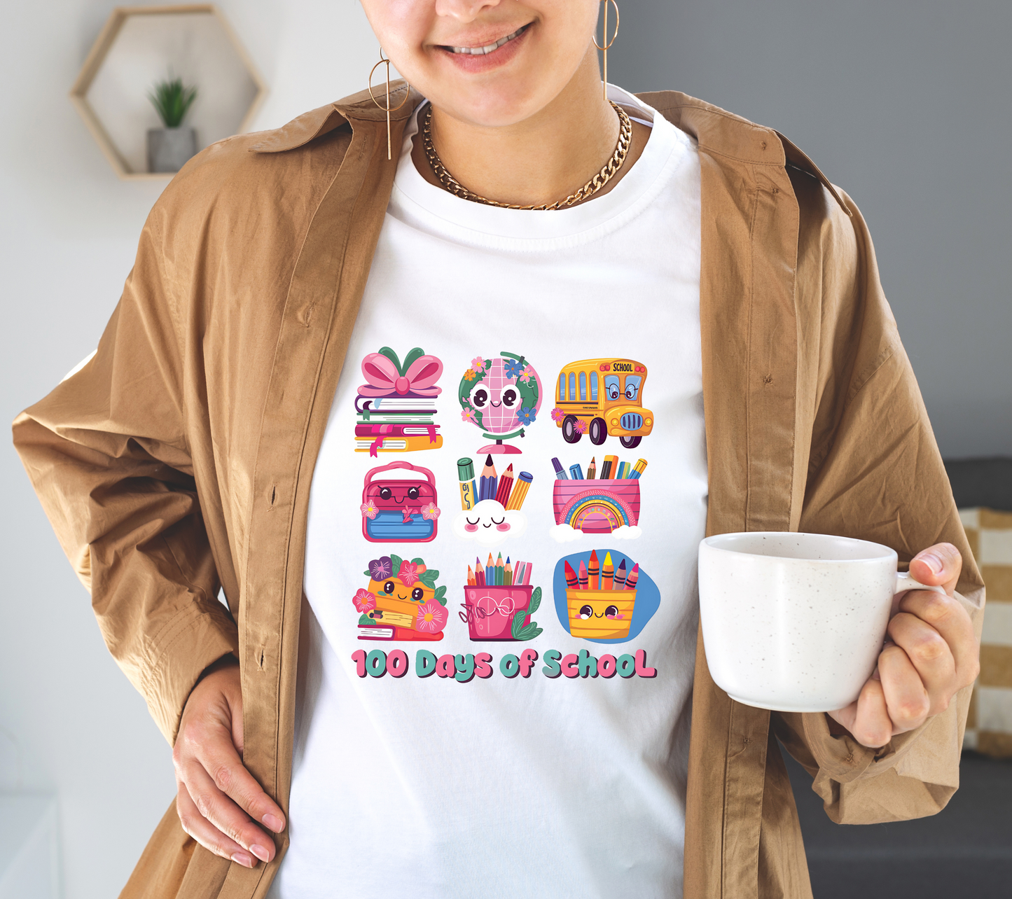 100 Days of School Shirt - Fun Teacher & Student Celebration T-Shirt17