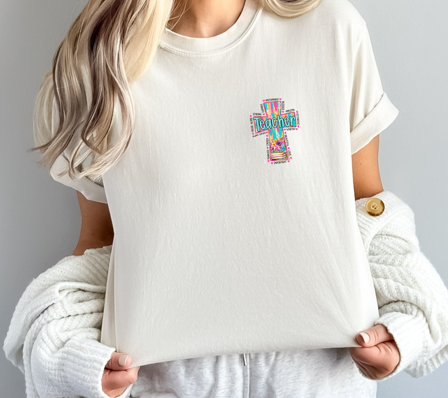 Adult Back To School Shirt 8 (Front & Back)