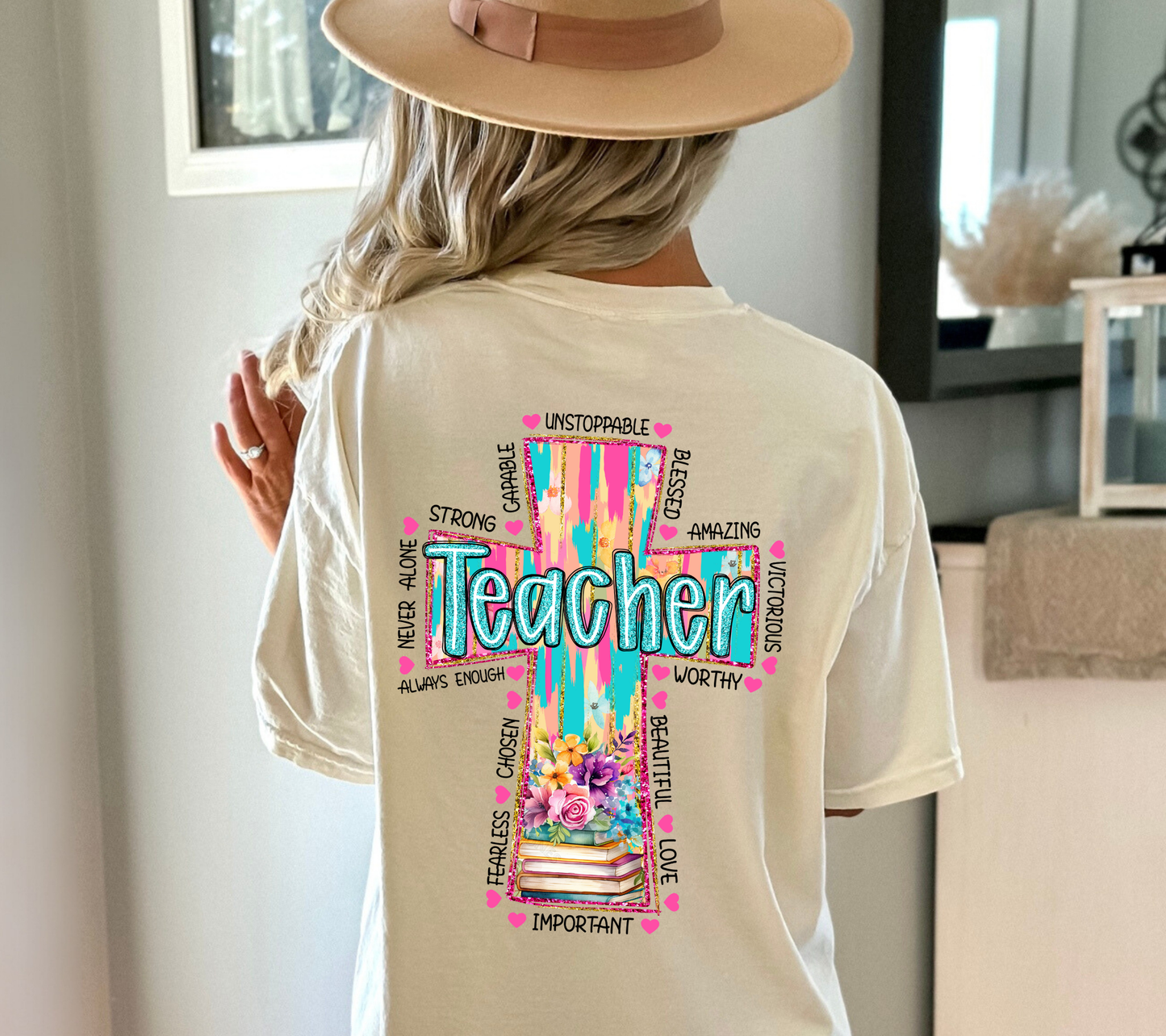 Adult Back To School Shirt 8 (Front & Back)