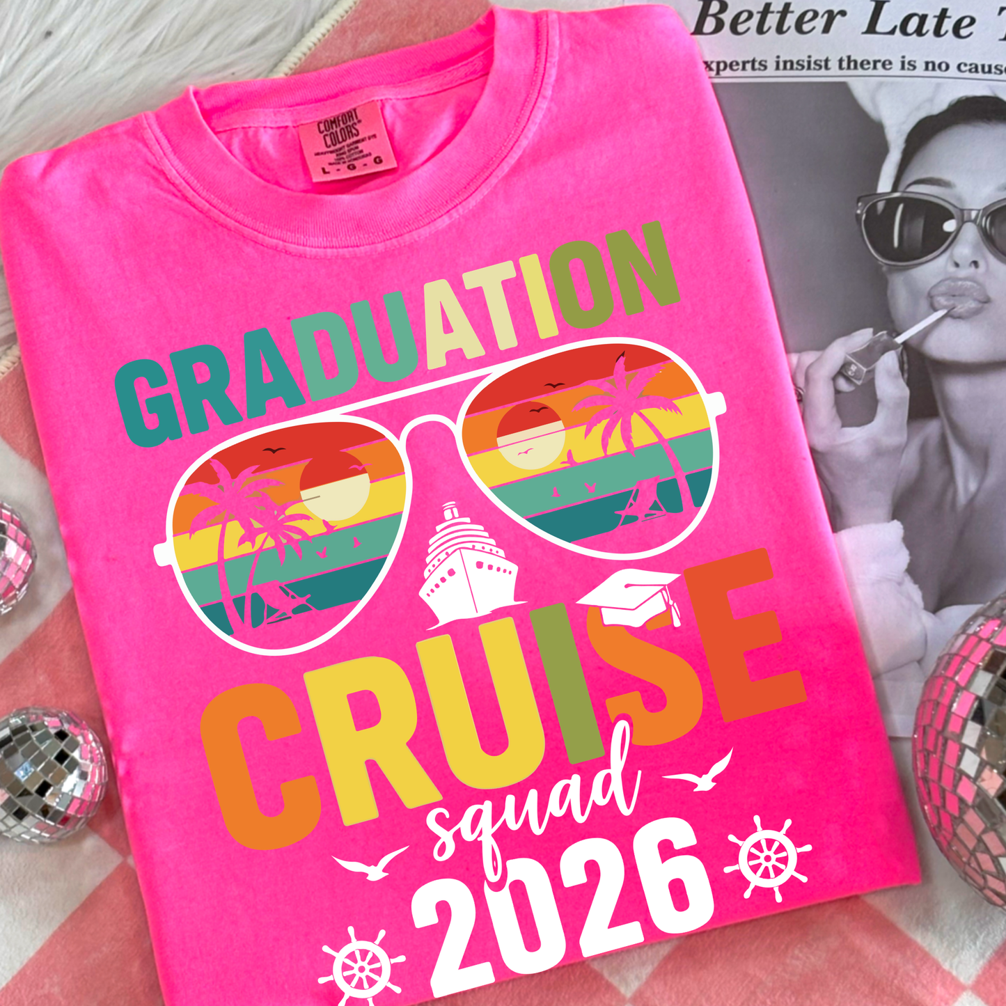 Graduation Cruise 2026 Shirt, Senior Trip Shirt 2026, Cruise Squad Shirt, Class of 2026 Graduation Trip Tee, Senior Vacation Shirt