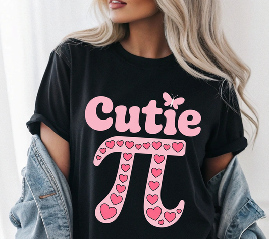Cute Pi Hearts Shirt Cute Pi Shirt – Pink Heart Pi Symbol Tee, Math Teacher Shirt, Pi Day Graphic Shirt, STEM Nerd Shirt, Math Lover Gift
