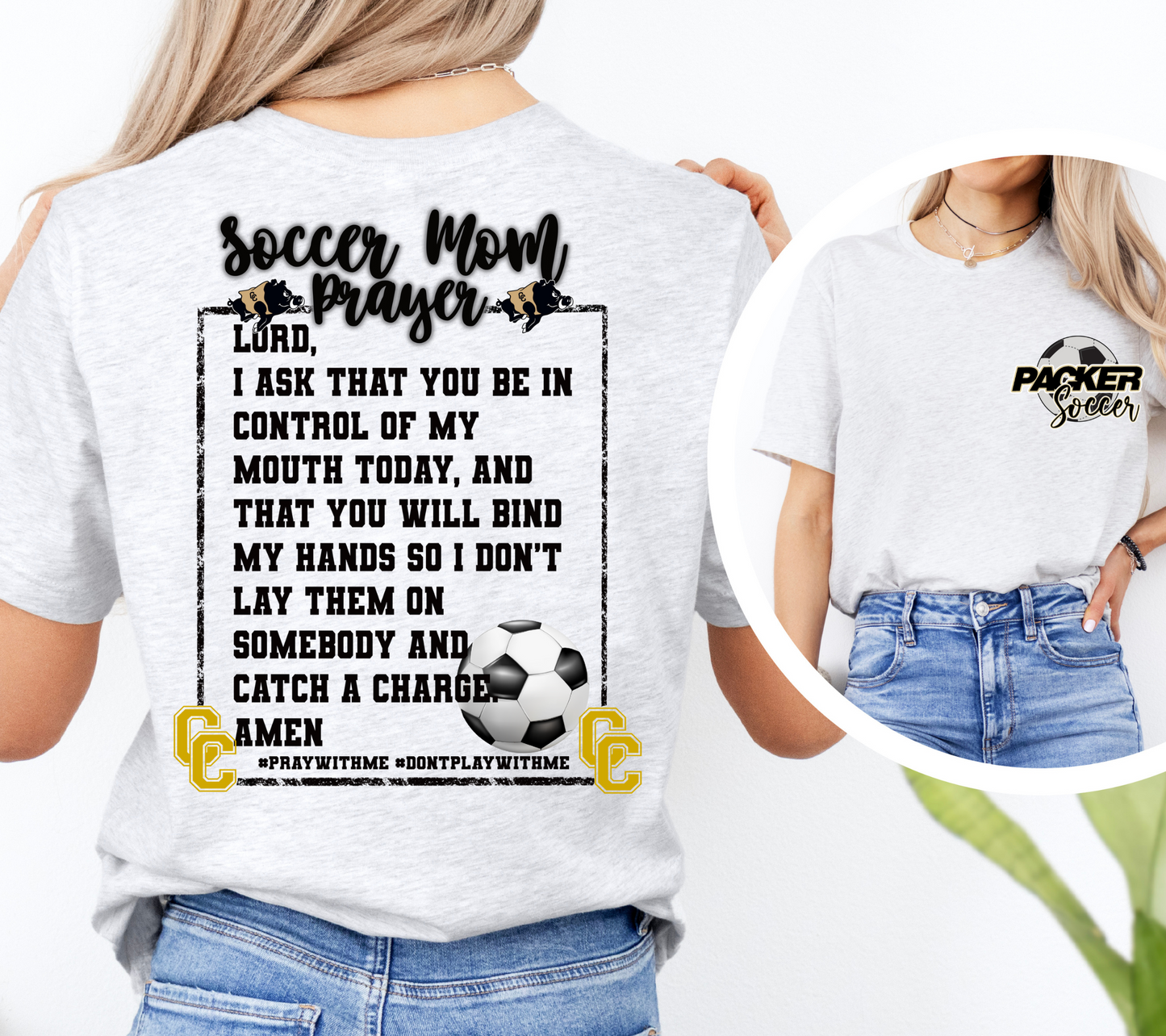 Adult Colquitt County Packers Soccer Season PS 3 T-Shirt