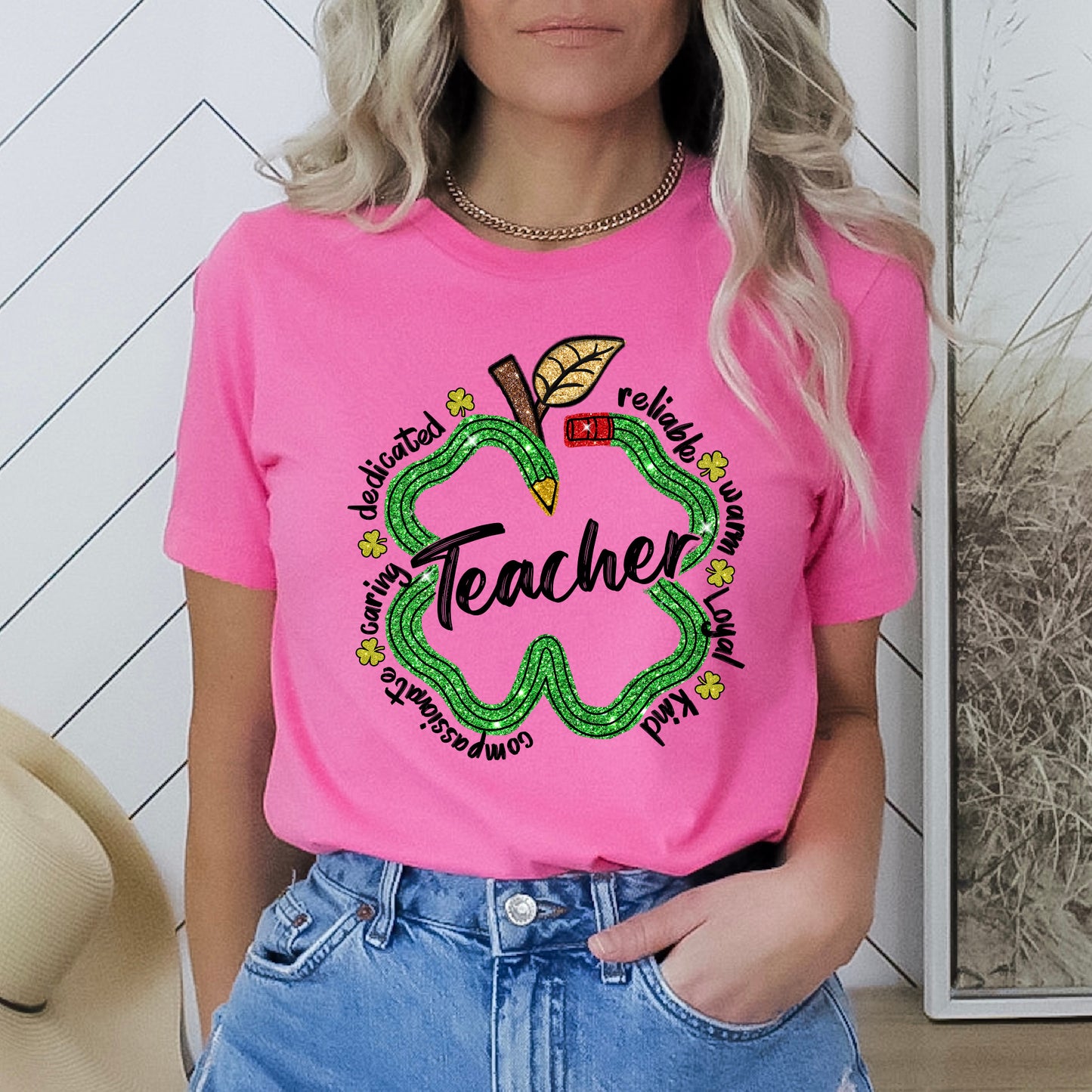 St. Patricks Day Shirt Clover Teacher 9