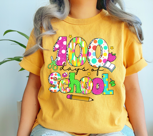 100 Days of School Shirt - Fun Teacher & Student Celebration T-Shirt6