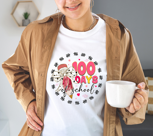 100 Days of School Shirt - Fun Teacher & Student Celebration T-Shirt5