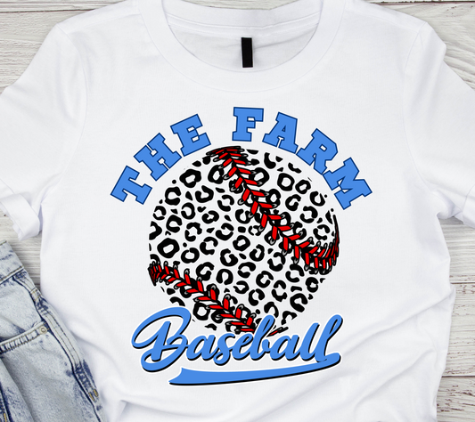 The Farm Cheetah Baseball T-Shirt