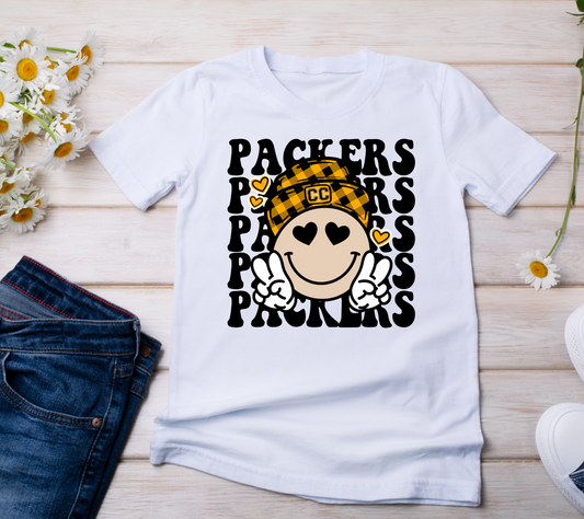 Adult Colquitt County Packers Smiley T-Shirt