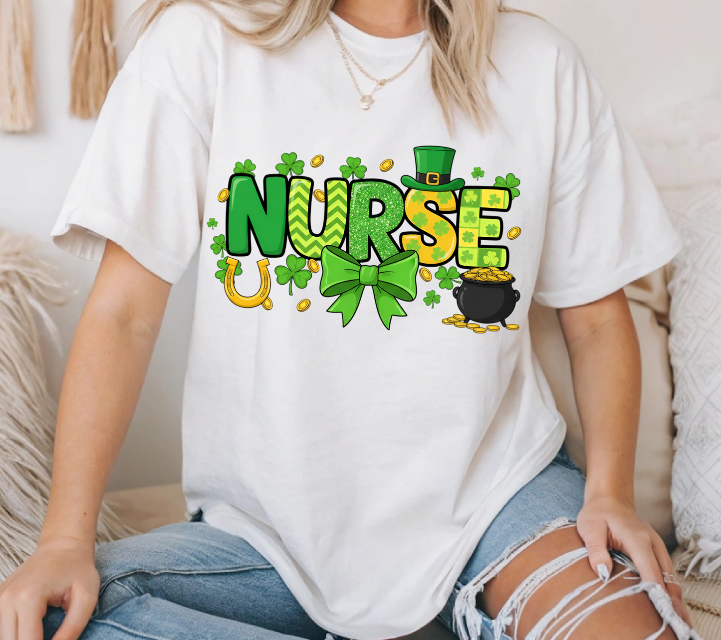 St. Patricks Day Shirt NURSE 28