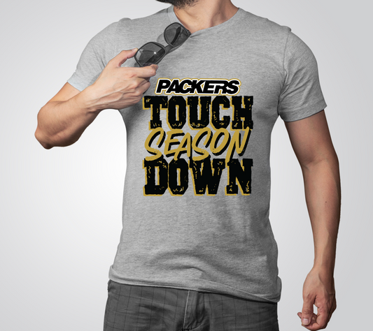 Adult Colquitt County Packers Touch Down Season T-Shirt