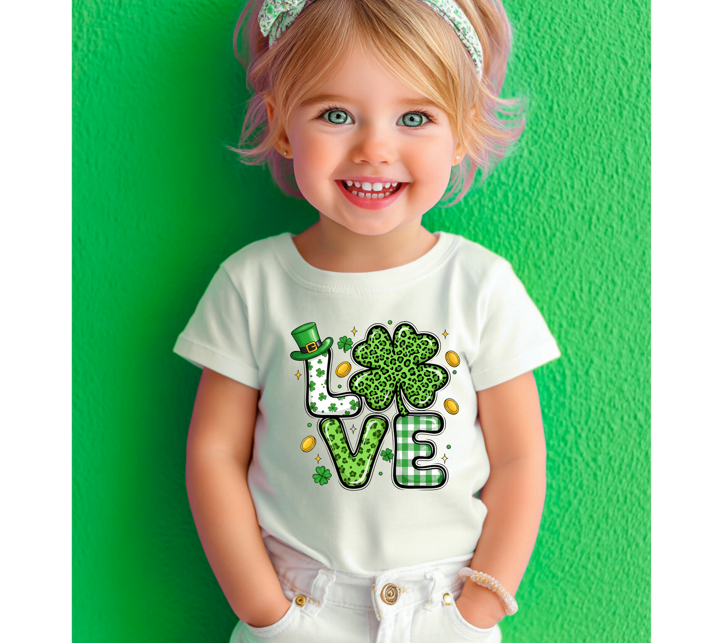 Youth/Toddler St. Patricks Day LOVE 32