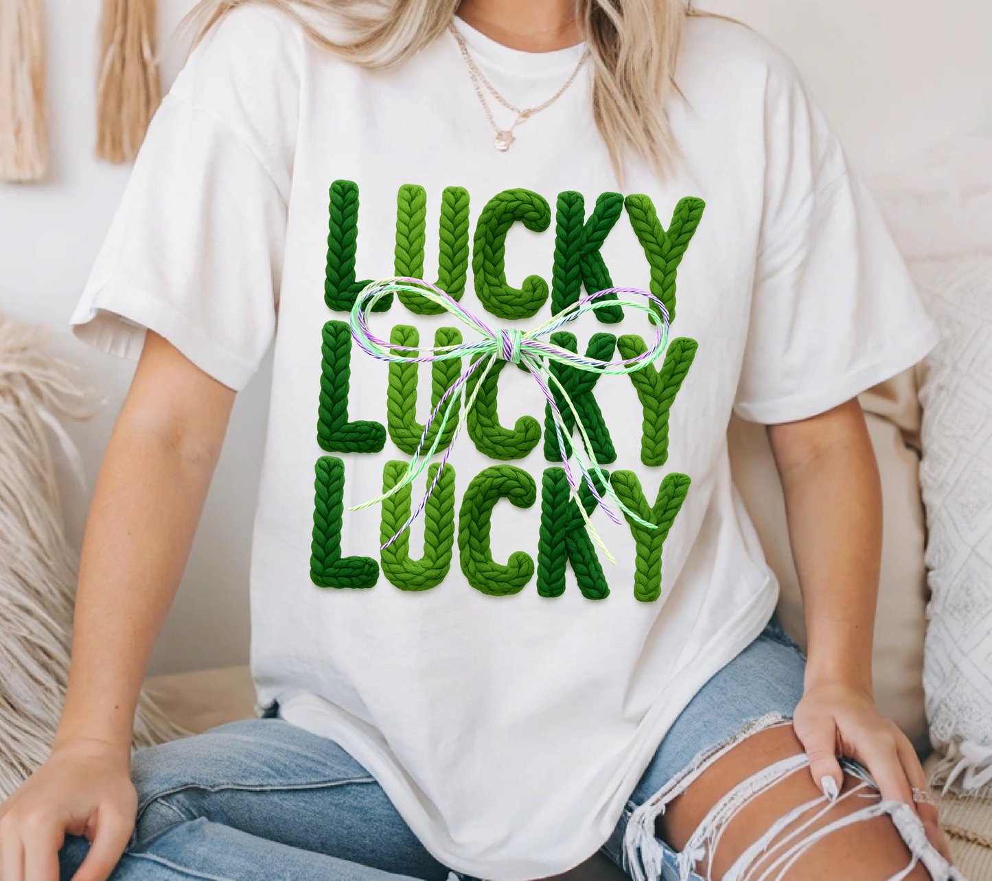 St. Patricks Day Shirt Lucky Lucky Lucky 33