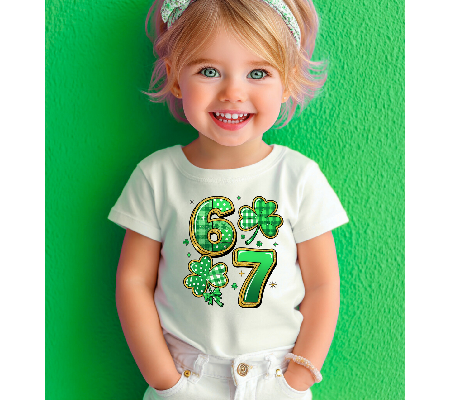 Youth/Toddler St. Patricks Day 6 7 Shamrock 35