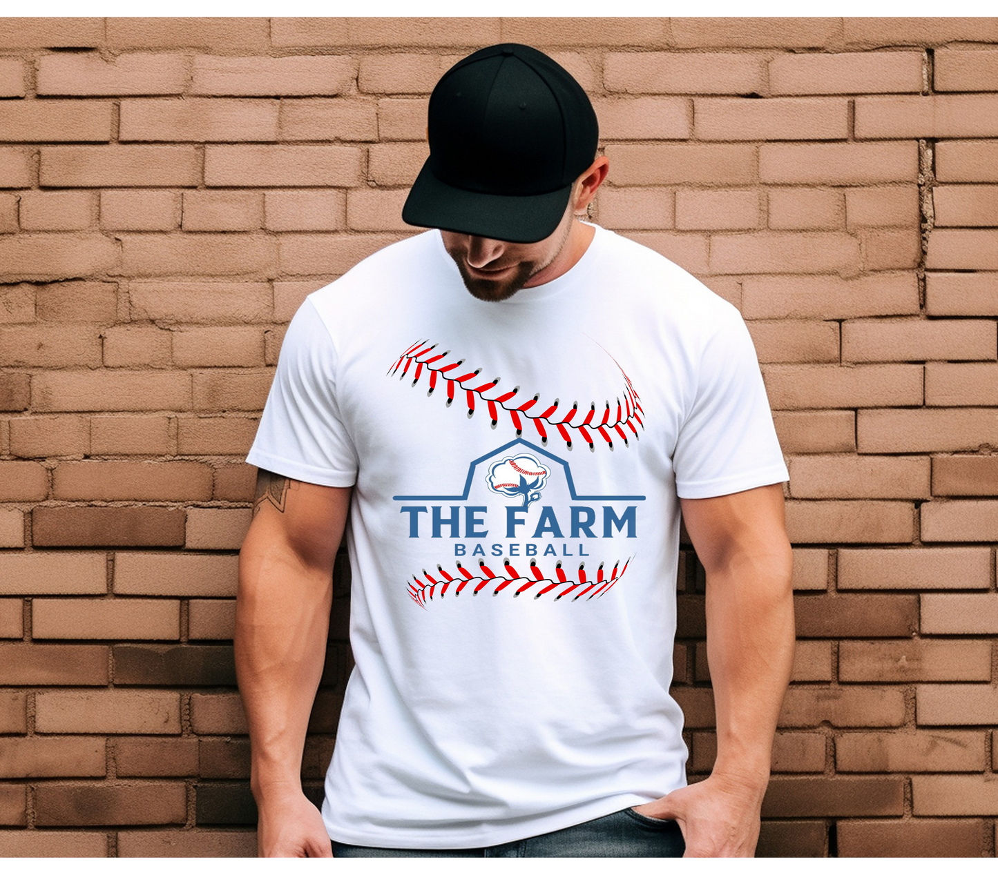 The Farm Baseball Threads T-Shirt