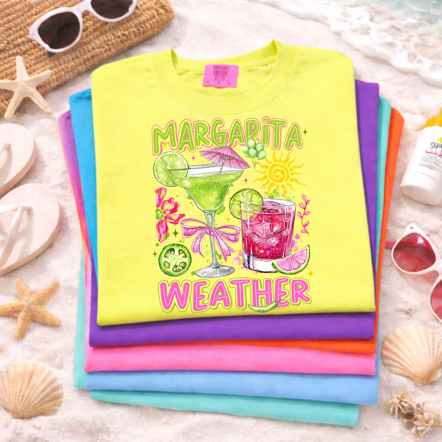 Margarita Weather Shirt, Funny Summer Drinking Shirt, Cute Beach Vacation Tee, Girls Trip Shirt, Summer Party Shirt, Tropical Cocktail Graphic Tee