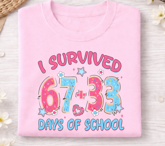 100 Days of School Shirt - Fun Teacher & Student Celebration T-Shirt 40