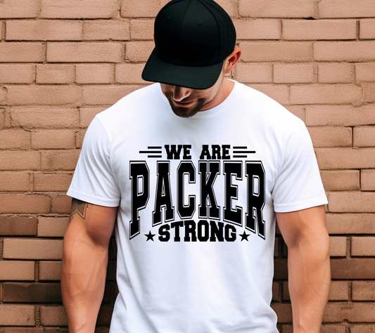 Adult Colquitt County Packers We Are Packer Strong T-Shirt