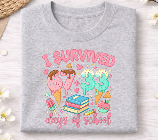 100 Days of School Shirt - Fun Teacher & Student Celebration T-Shirt 41