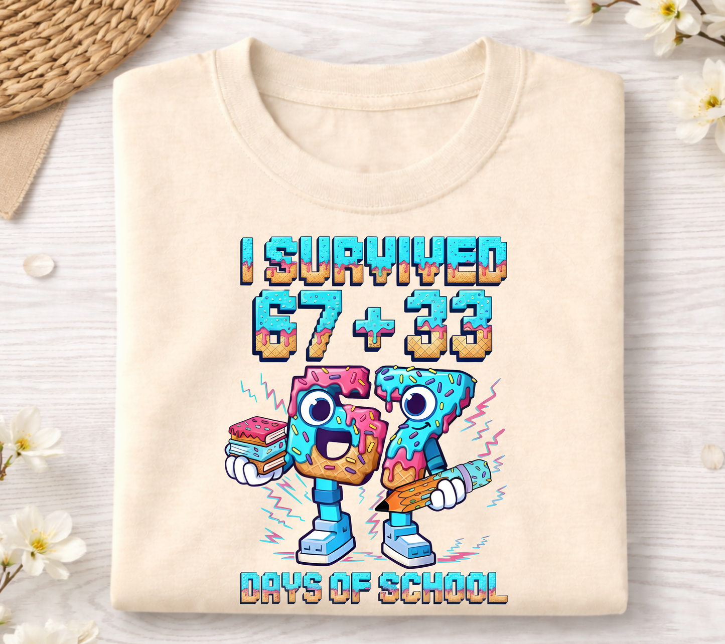 100 Days of School Shirt - Fun Teacher & Student Celebration T-Shirt 42