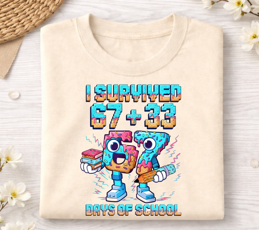 100 Days of School Shirt - Fun Teacher & Student Celebration T-Shirt 42