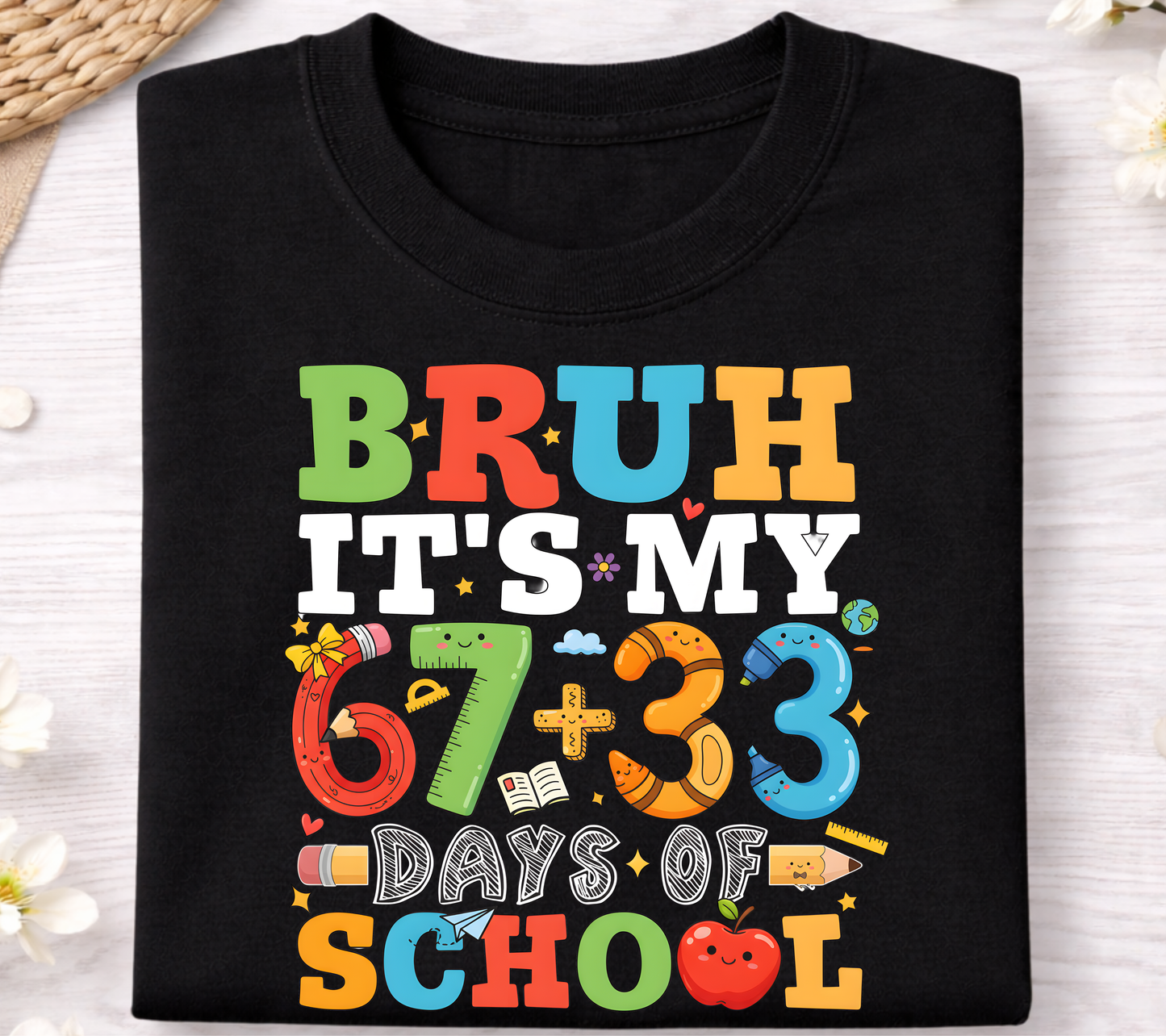 100 Days of School Shirt - Fun Teacher & Student Celebration T-Shirt 43