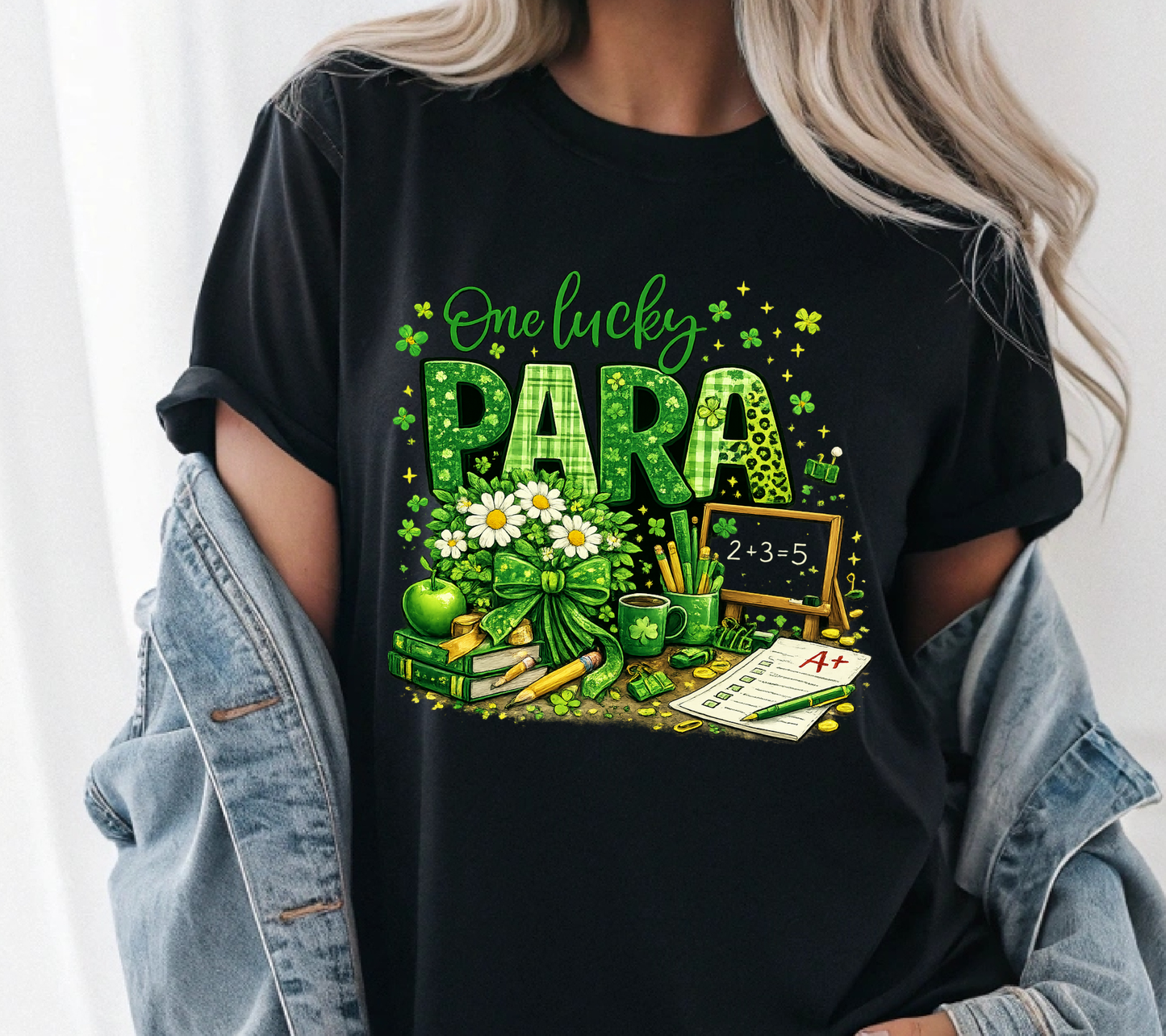 One Lucky PARA St. Patrick’s Day Shirt – Cute Green PARA Graphic Tee 47