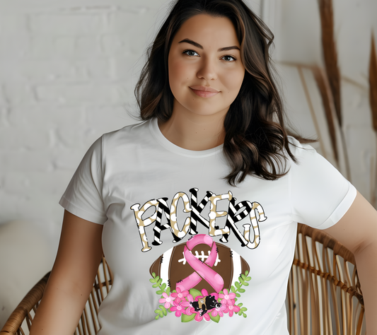 Pink Out Packers Breast Cancer Awareness T-Shirt (#4)