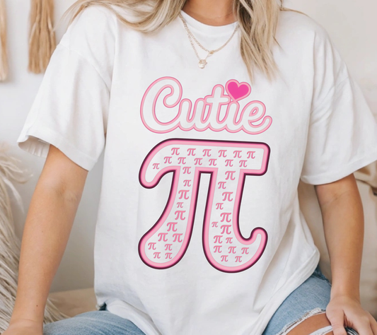 Cute Pi Math Shirt (Pink) Cute Pi Math Shirt – Pink Math Lover Tee, Pi Symbol Graphic Shirt, Math Teacher Shirt, STEM Nerd Shirt, Pi Day Cute Graphic Tee