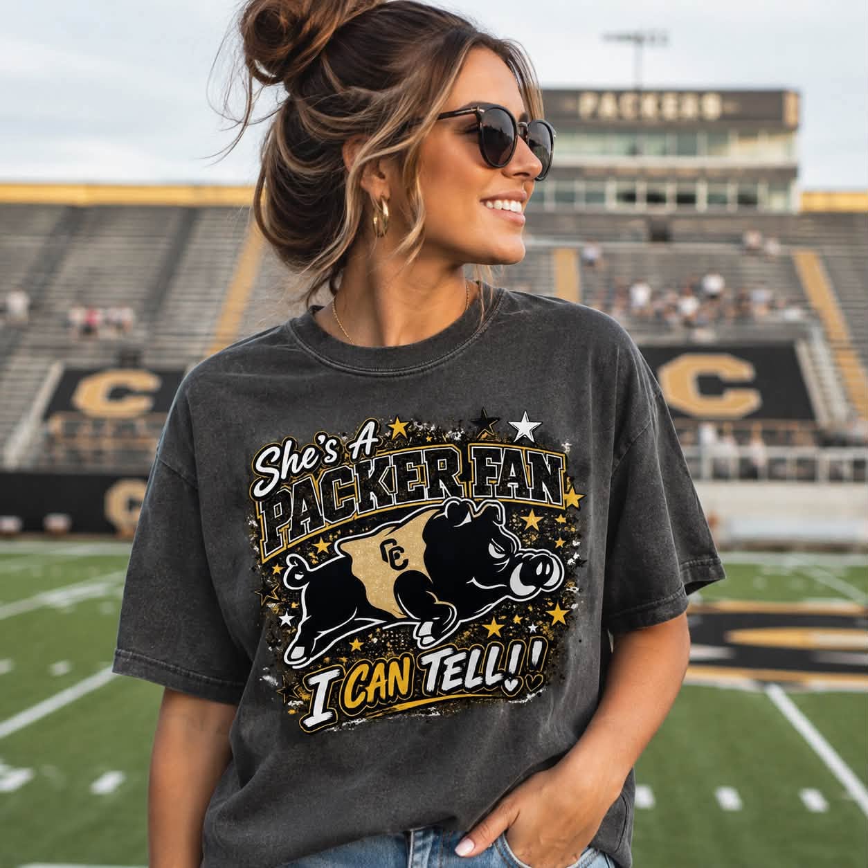 Colquitt County Packers Fan Shirt | CCHS Game Day Tee | Packers Football Shirt | Black Gold Spirit Wear | Moultrie GA Packer Shirt