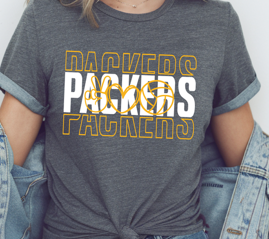 Packers Volleyball I Love Volleyball Colquitt County Packers Game Day Shirt (04)