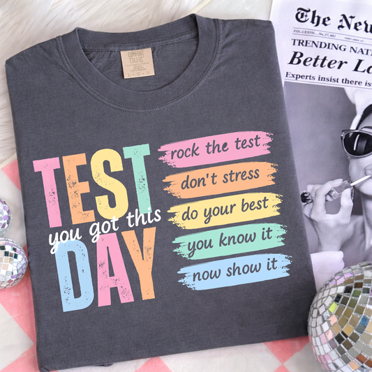 Test Day Shirt | You Got This Shirt | Teacher Testing Shirt | Motivational School Tee | Kids & Adult Sizes | Back to School Shirt