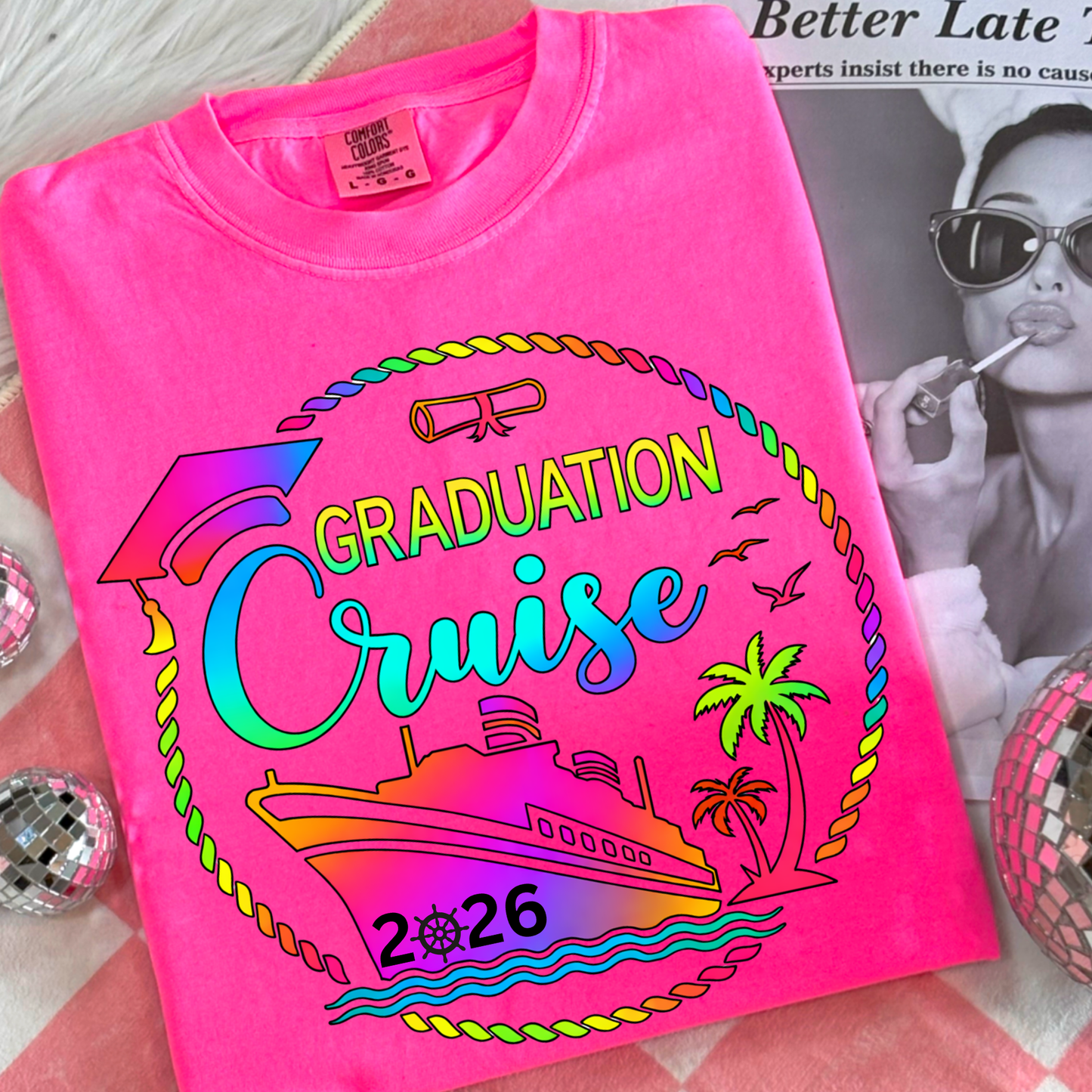 Graduation Cruise 2026 Shirt, Senior Trip Cruise Shirt, Class of 2026 Vacation Tee, Cruise Graduation Shirt, Senior Trip Outfit, Beach Cruise Shirt