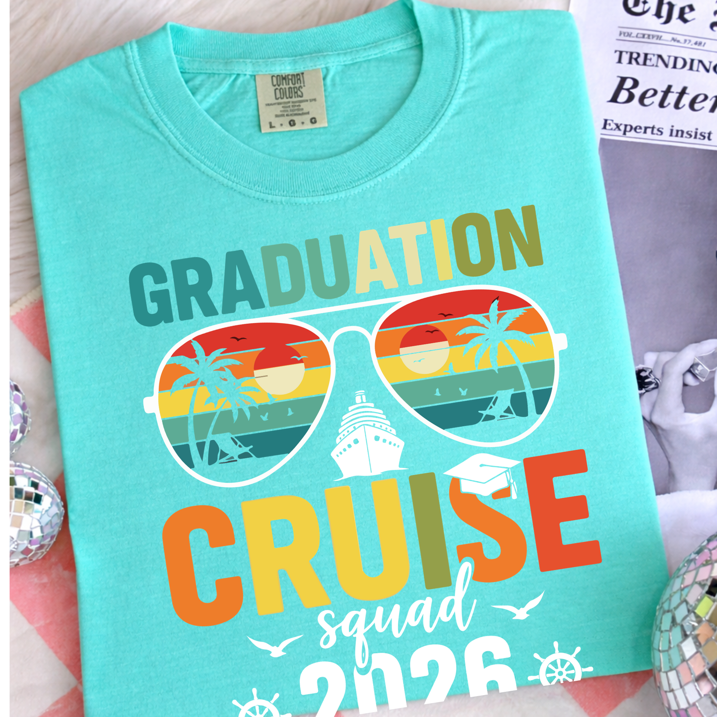Graduation Cruise 2026 Shirt, Senior Trip Shirt 2026, Cruise Squad Shirt, Class of 2026 Graduation Trip Tee, Senior Vacation Shirt