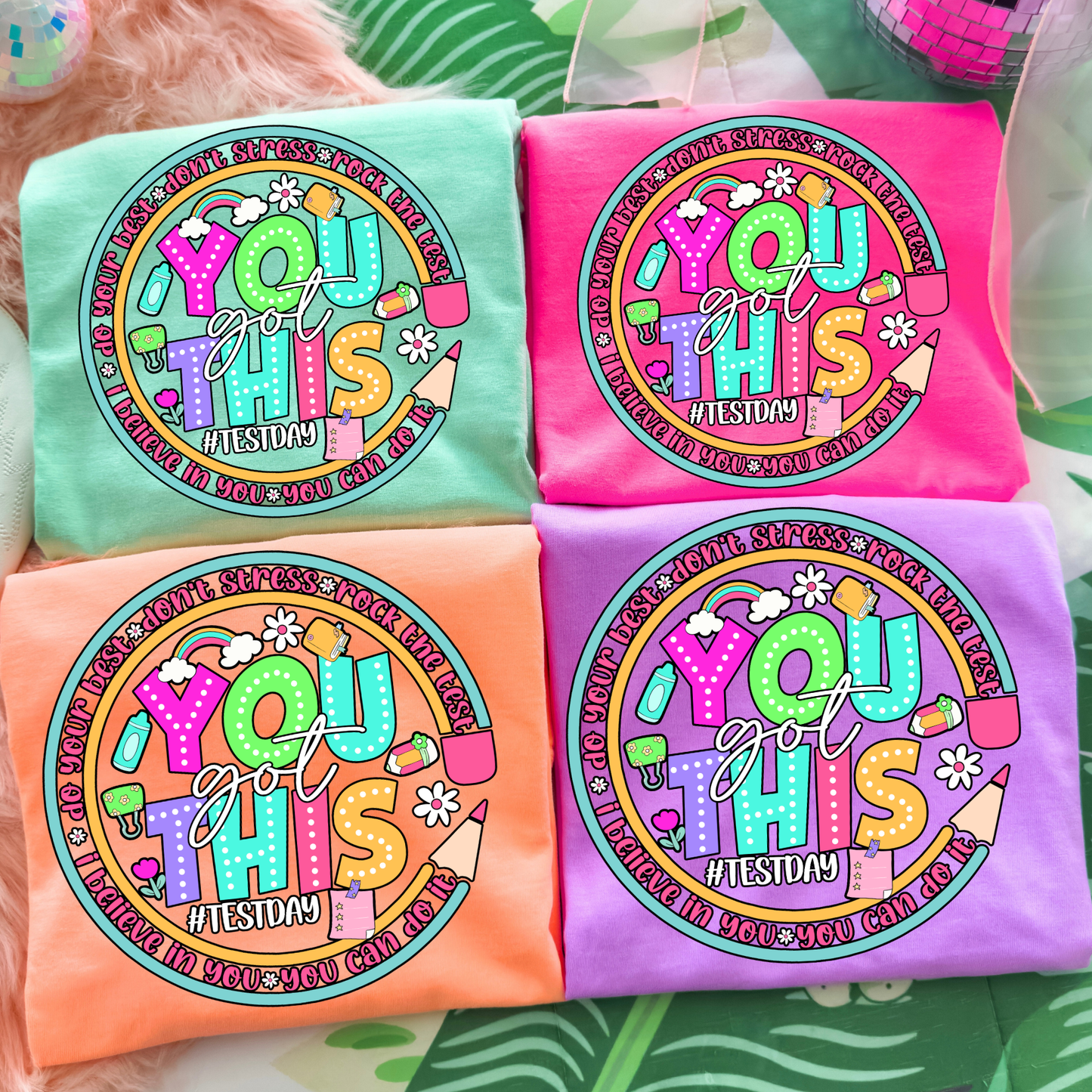 You Got This Shirt | Teacher Encouragement Shirt | Test Day Shirt | Back to School Tee | Kids & Adult Sizes | Motivational School Shirt