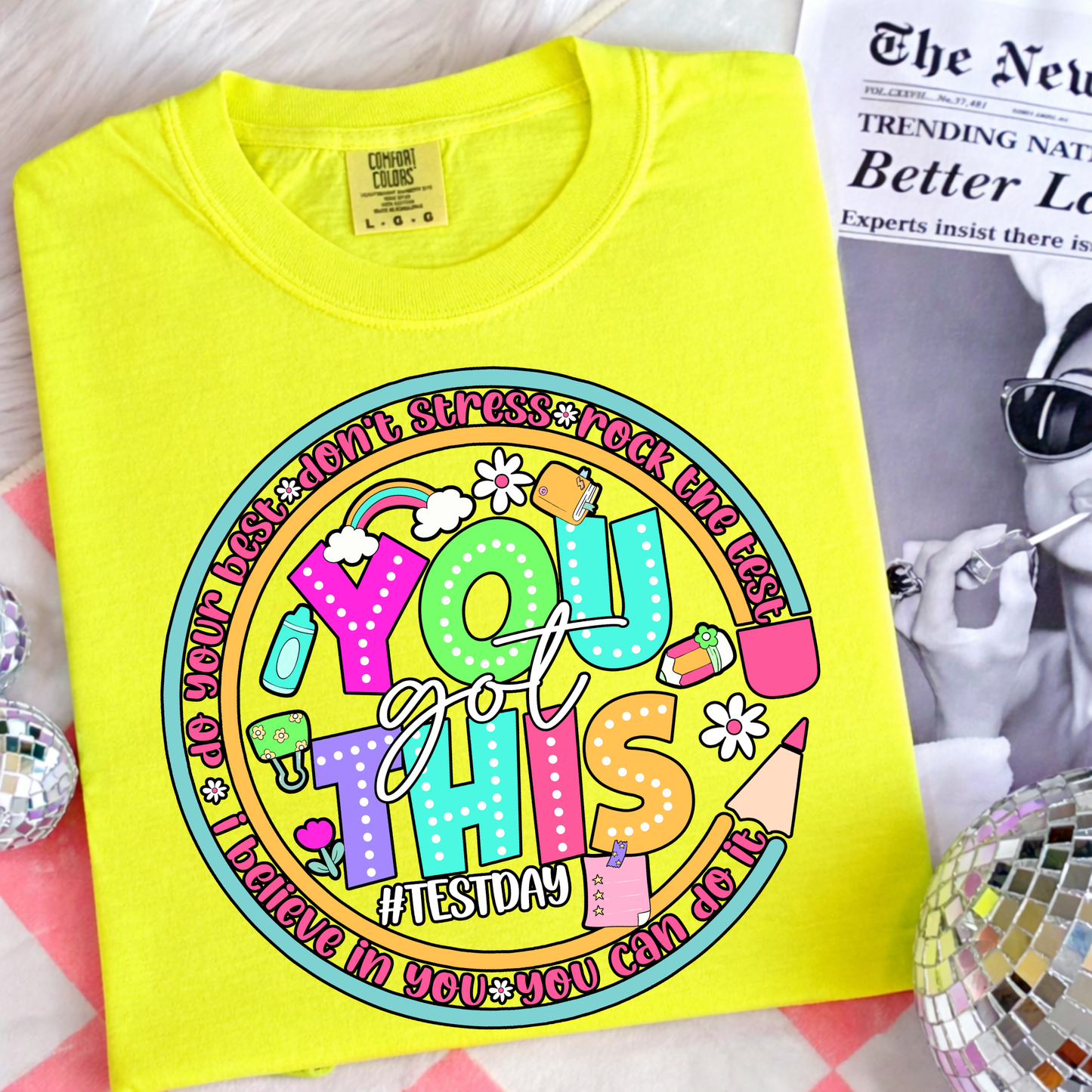 You Got This Shirt | Teacher Encouragement Shirt | Test Day Shirt | Back to School Tee | Kids & Adult Sizes | Motivational School Shirt