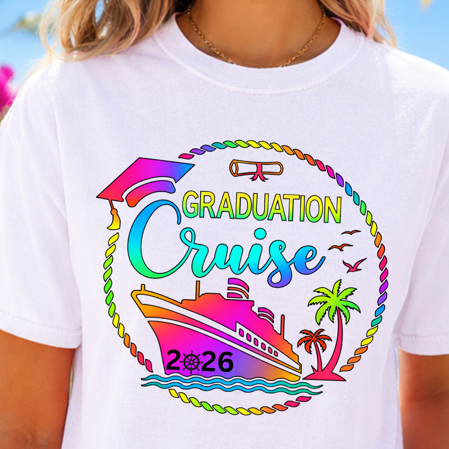 Graduation Cruise 2026 Shirt, Senior Trip Cruise Shirt, Class of 2026 Vacation Tee, Cruise Graduation Shirt, Senior Trip Outfit, Beach Cruise Shirt