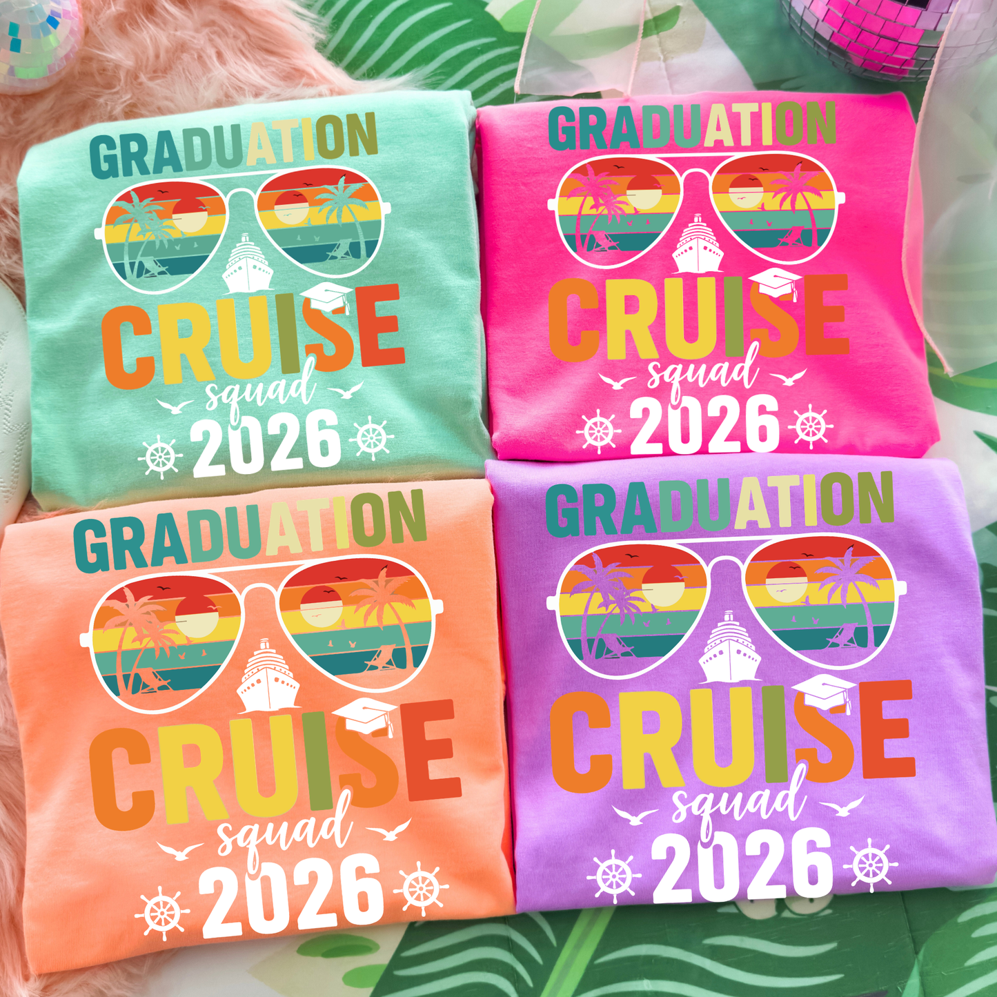 Graduation Cruise 2026 Shirt, Senior Trip Shirt 2026, Cruise Squad Shirt, Class of 2026 Graduation Trip Tee, Senior Vacation Shirt