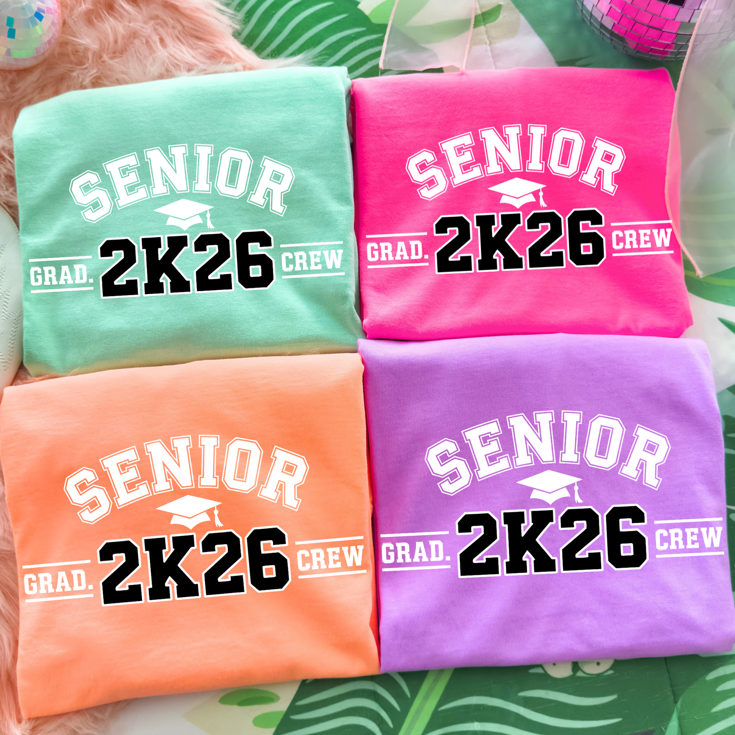 Senior 2026 Shirt, Class of 2026 Shirt, Grad 2K26 Crew Shirt, Senior Year Shirt, Graduation Shirt 2026, High School Senior Tee