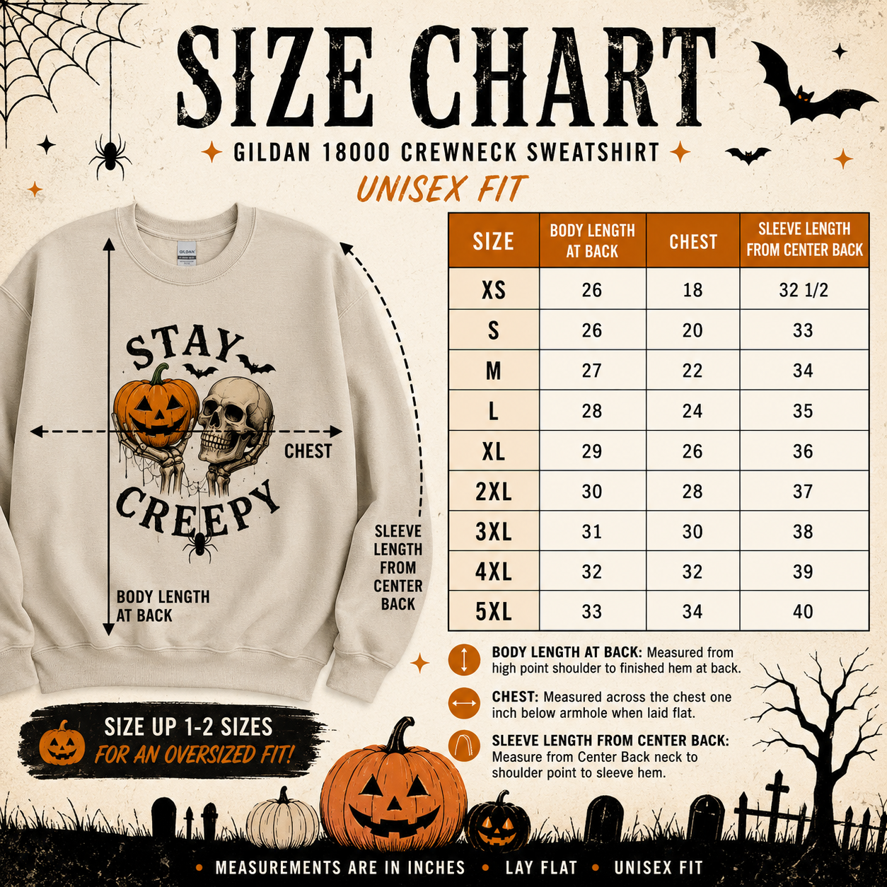 Stay Creepy Halloween Sweatshirt, Pumpkin Skull Sweatshirt, Spooky Season Crewneck, Fall Halloween Sweatshirt, Gothic Pumpkin Shirt, Cozy Autumn Pullover