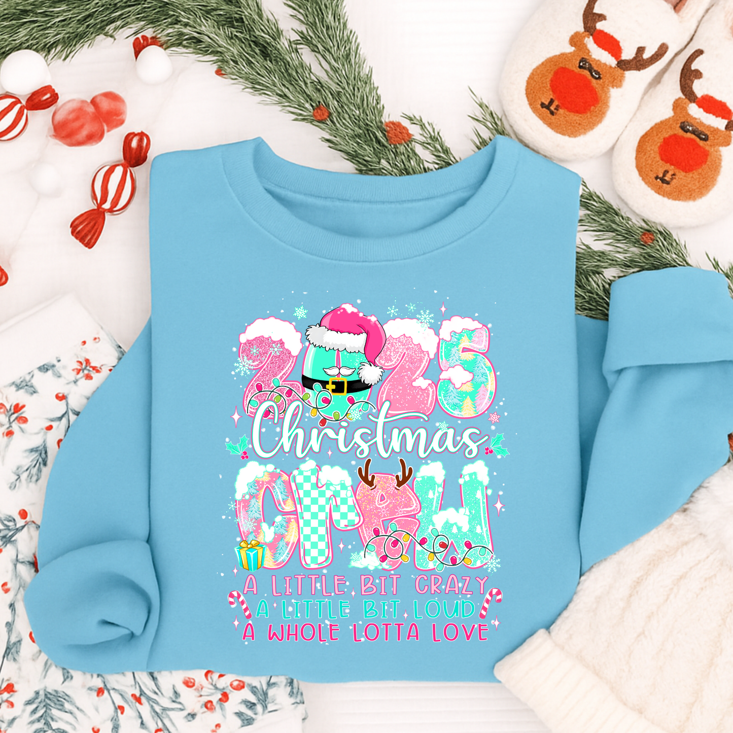 2025 Christmas Crew Shirt – Cute Family Christmas Matching Tee, Kids & Adults | Festshirts, Long Sleeves, Sweatshirts & Hoodies