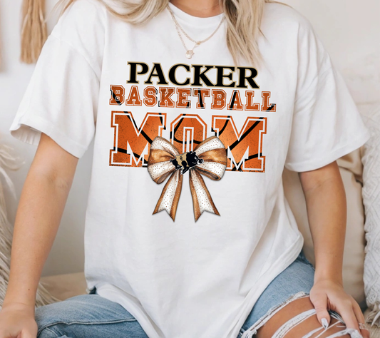 Packer Basketball Mom Shirt | Basketball Mom Game Day Tee | Team Spirit Sports T-Shirt for Women