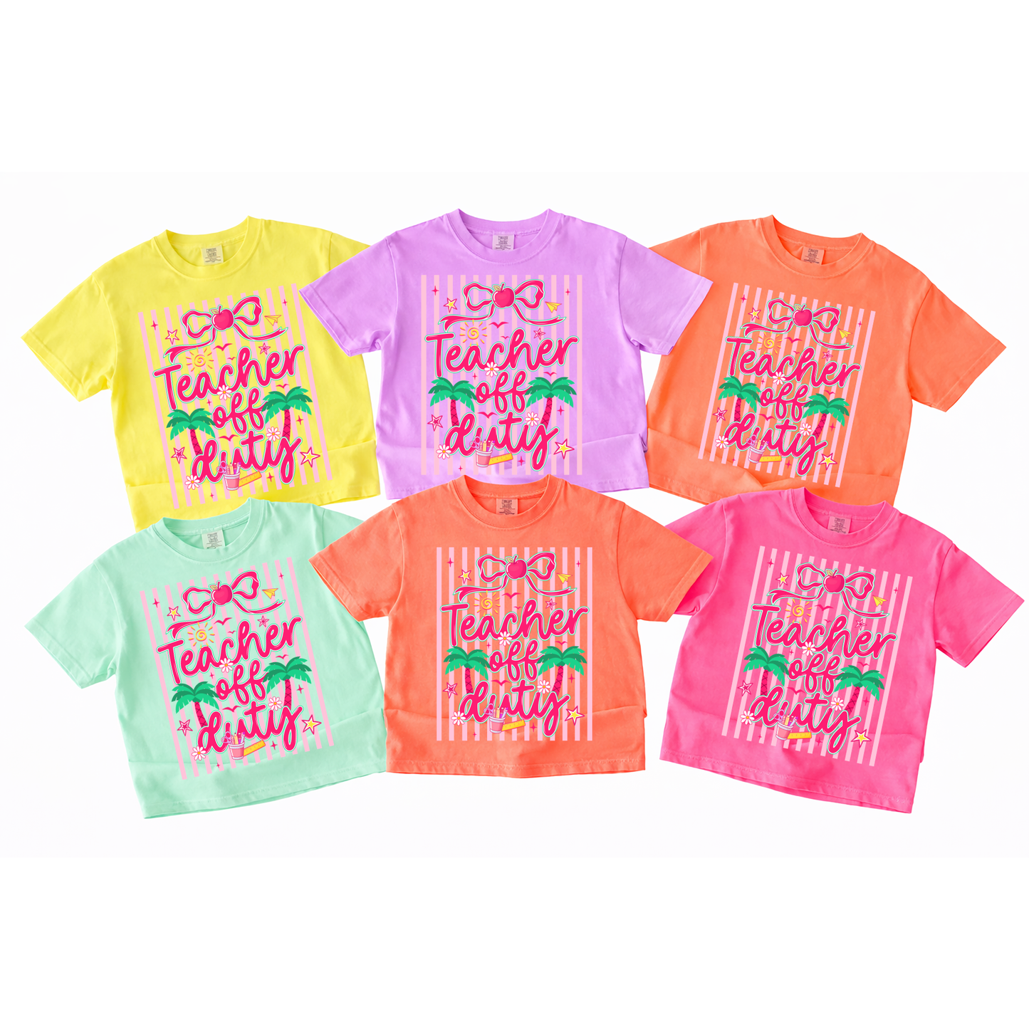 Teacher Off Duty Shirt, Summer Teacher Tee, Last Day of School Shirt, Beach Teacher Shirt, Cute Teacher Gift, Vacation Teacher Tee