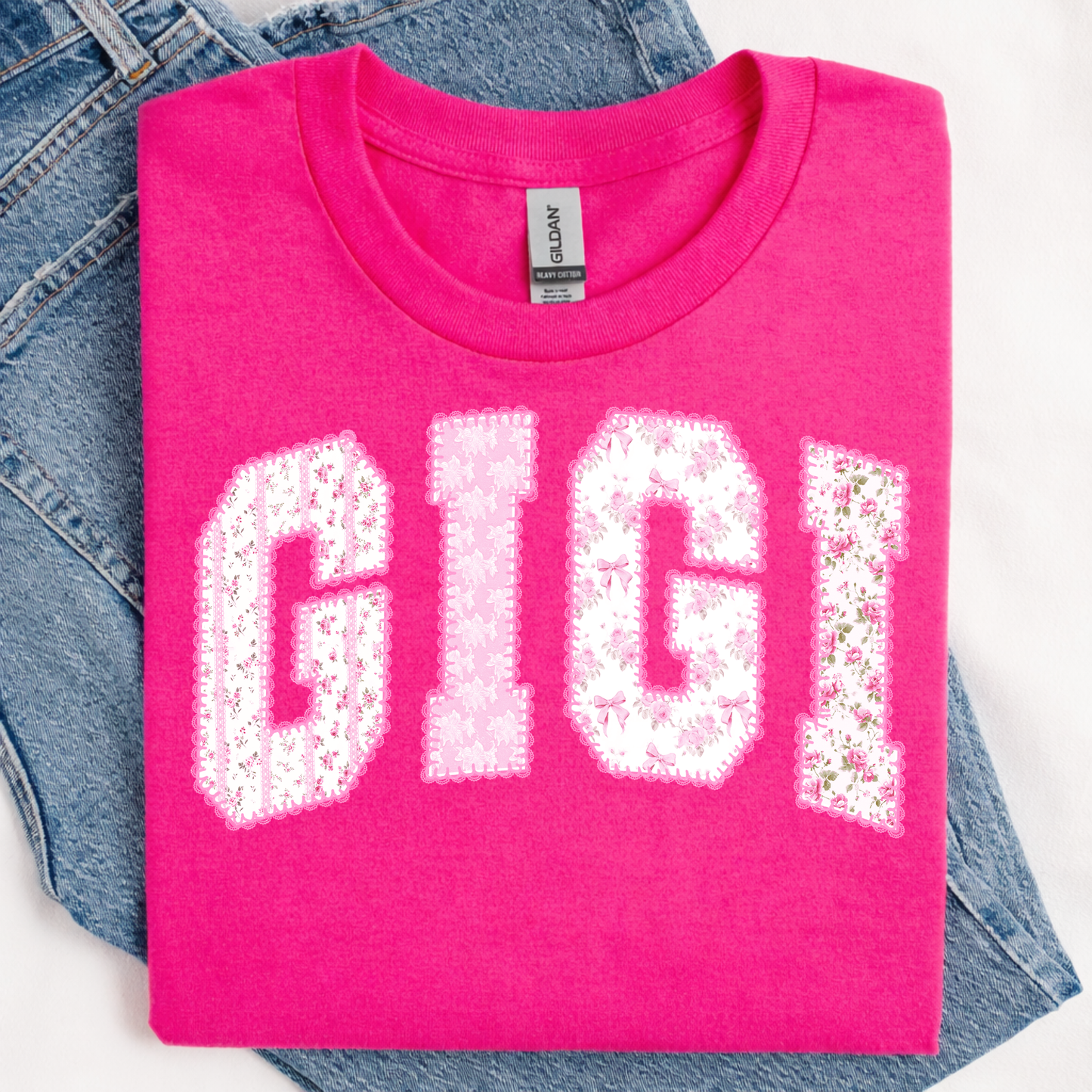 Mama Mimi Nana Gigi Shirt, Grandma Name Shirt, Custom Grandma Shirt, Mother’s Day Shirt, Cute Floral Grandma Tee, Mom Life Shirt