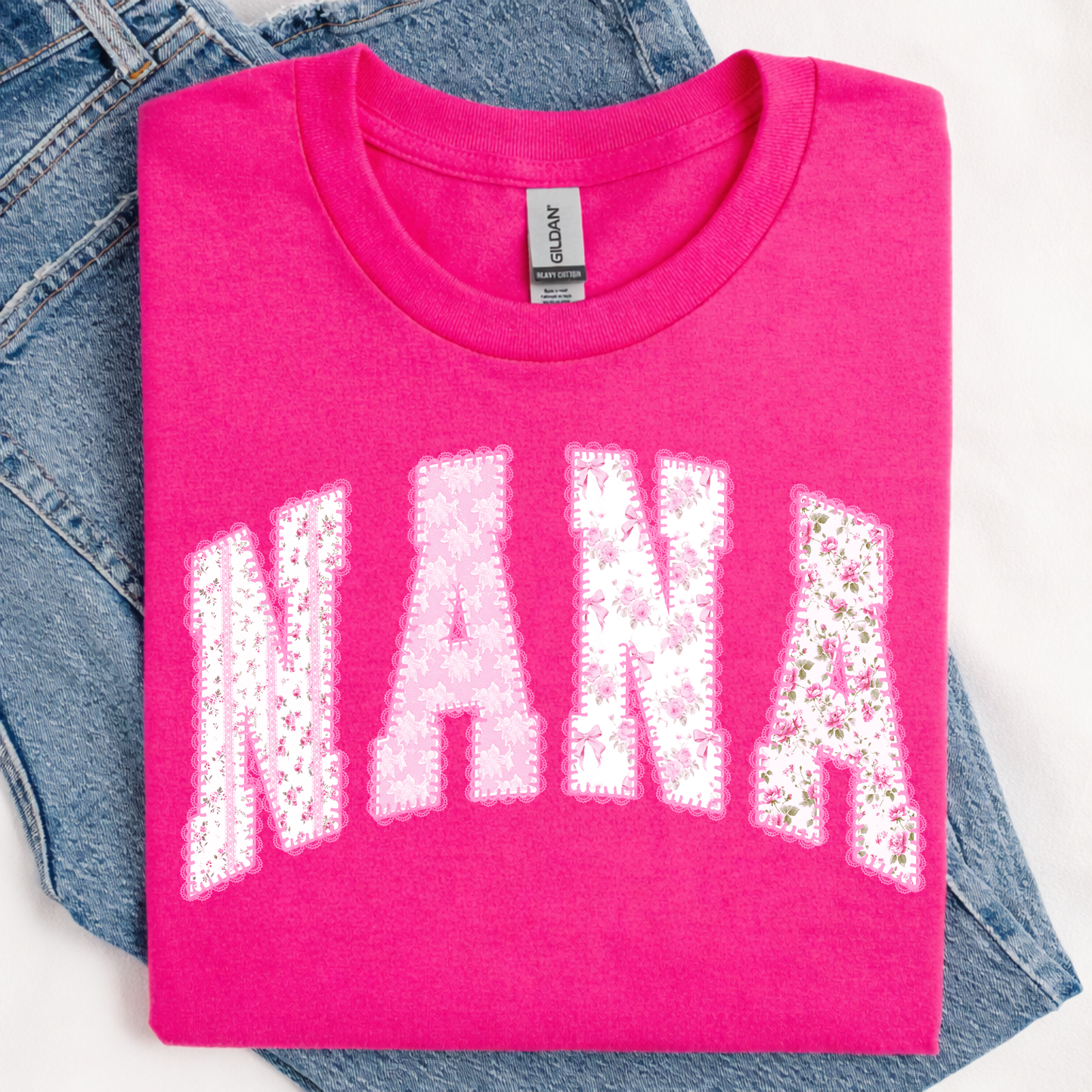 Mama Mimi Nana Gigi Shirt, Grandma Name Shirt, Custom Grandma Shirt, Mother’s Day Shirt, Cute Floral Grandma Tee, Mom Life Shirt