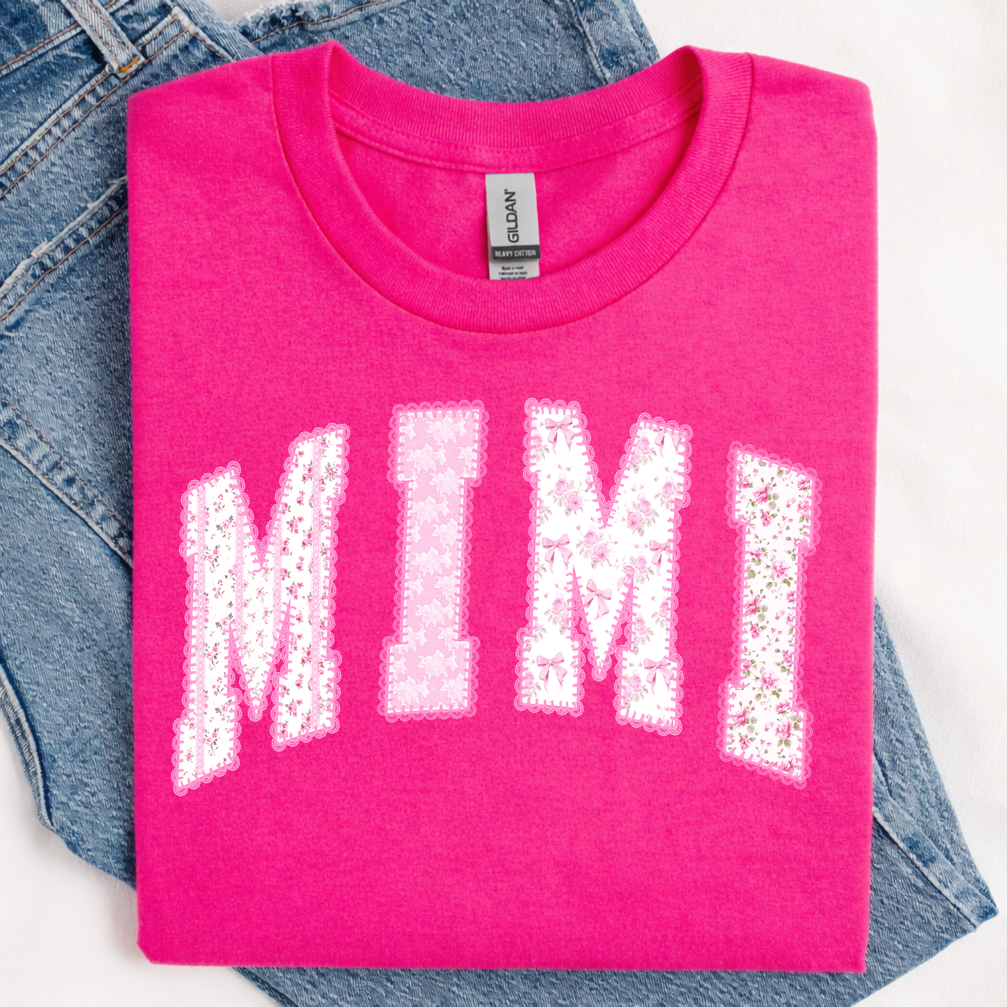 Mama Mimi Nana Gigi Shirt, Grandma Name Shirt, Custom Grandma Shirt, Mother’s Day Shirt, Cute Floral Grandma Tee, Mom Life Shirt