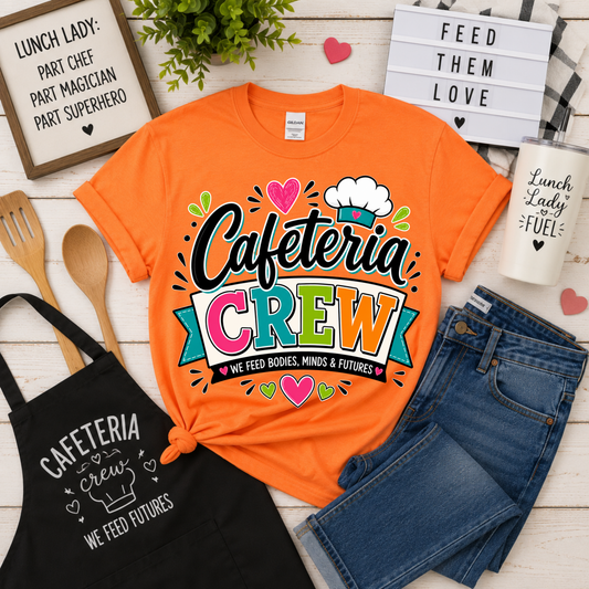 Cafeteria Crew Shirt, Lunch Lady Shirt, School Cafeteria Staff Tee, School Nutrition Shirt, Lunch Crew Gift, Cafeteria Worker Shirt, Food Service Tee