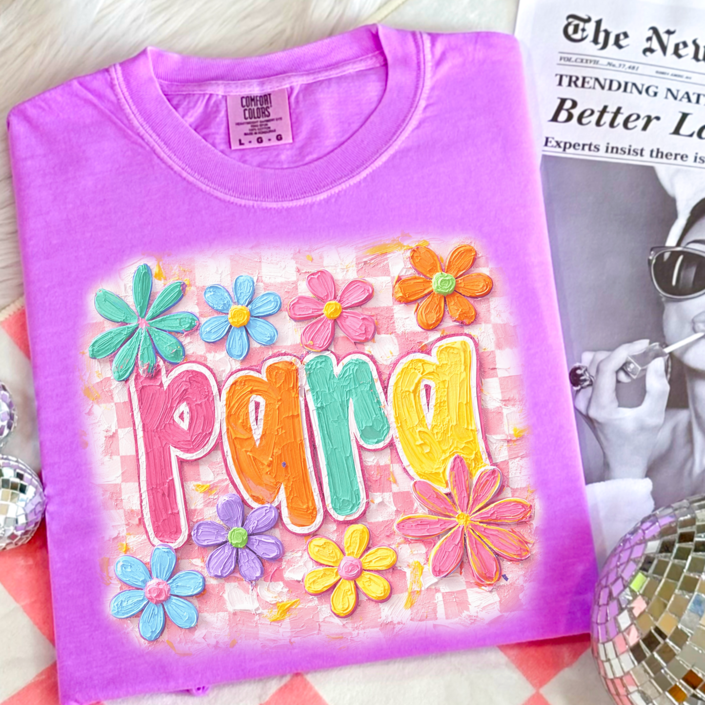 Para Teacher Shirt, Paraprofessional Shirt, Para Educator Tee, Special Education Para Shirt, Cute Teacher Gift, Floral Teacher Shirt
